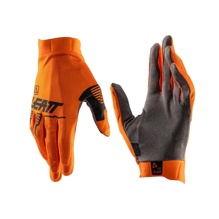 Leatt Gloves Moto 1.5 GripR Black/Grey Motorcycle Gloves
