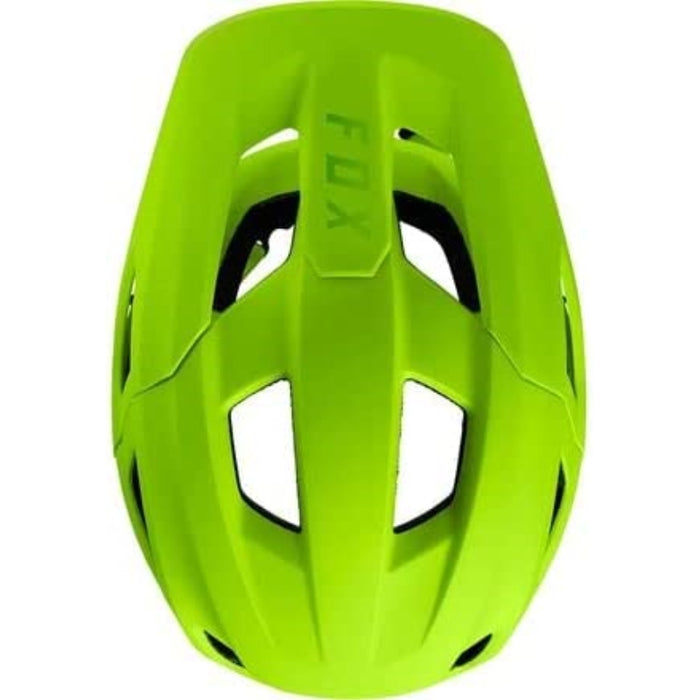 Fox Racing Mainframe Helmet Trvrs Fluorescent Yellow Large