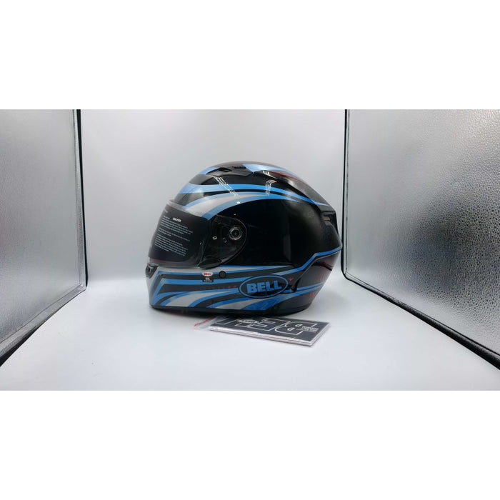 Bell Powersports Qualifier Conduit Gloss Blue/Black 2X-Large - Open Box (Without Box)