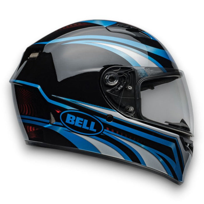 Bell Powersports Qualifier Conduit Gloss Blue/Black 2X-Large - Open Box (Without Box)