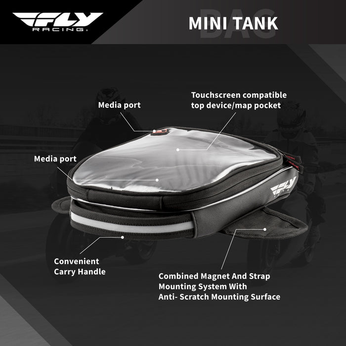 FLY RACING Mini Tank Bag Motorcycle Luggage