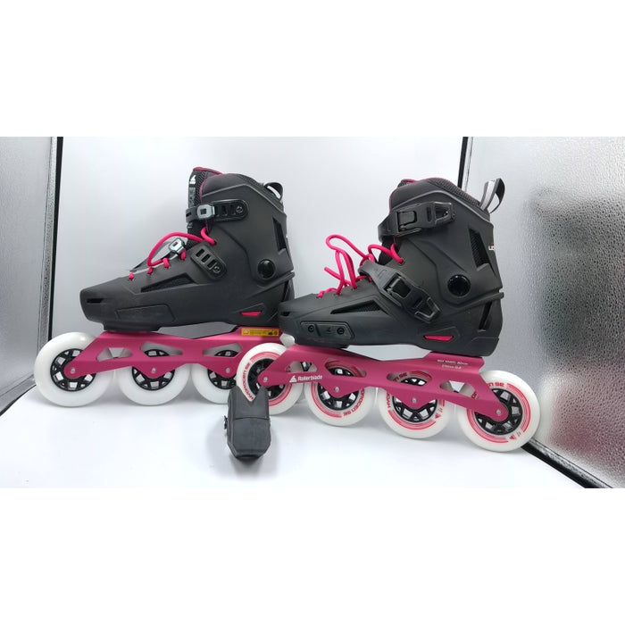 Rollerblade Lightning 90 Womens Black/Sangria 7/7.5 - Open Box - (Without Original Box)