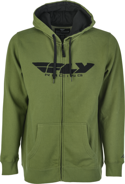 FLY RACING Corporate Zip Up Motorcycle Hoodies