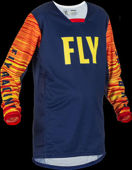 FLY RACING Youth Kinetic Wave Motorcycle Jerseys