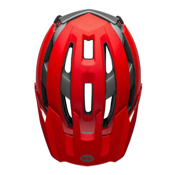 Bell Bike Super Air R Spherical Bicycle Helmets Matte/Gloss Red/Gray Medium