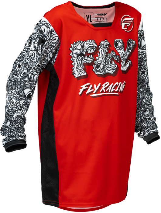 FLY RACING 2026 Kinetic Mutant Youth Motorcycle Jerseys