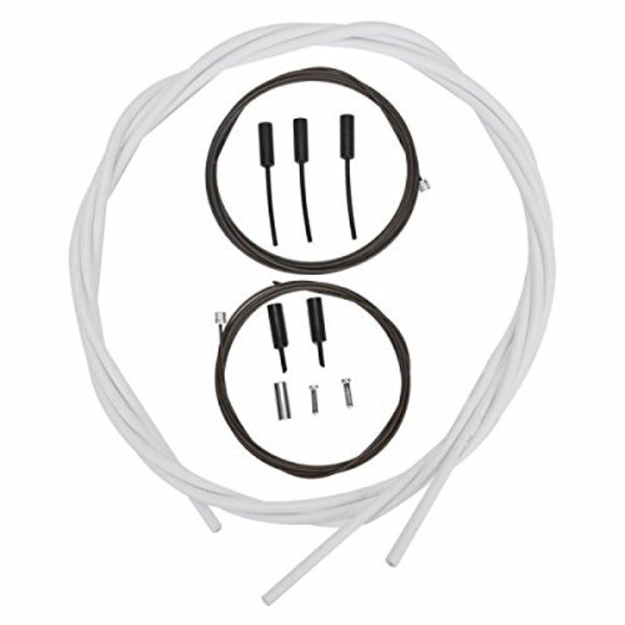 SHIMANO BC-9000 ROAD POLYMER BRAKE CABLE SET- White