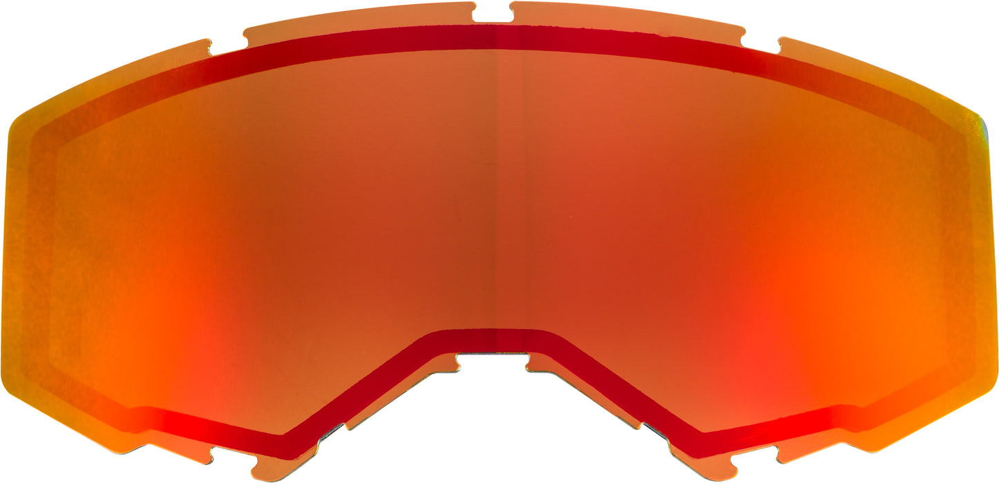 FLY RACING Goggle Dual Lens W/O Vents Motorcycle Eyewear