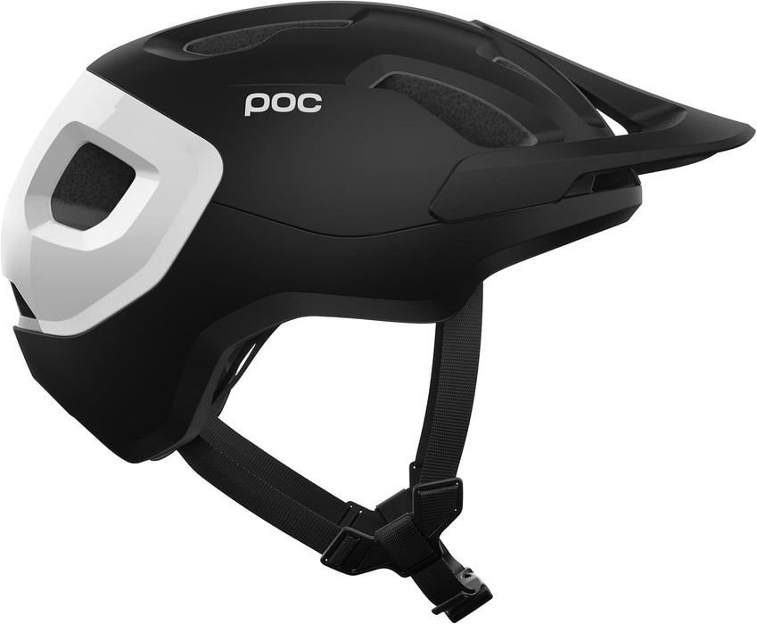 POC Axion Race MIPS Uranium Black Matt/Hydrogen White Medium (55-58cm) - Open Box - (Without Original Box)