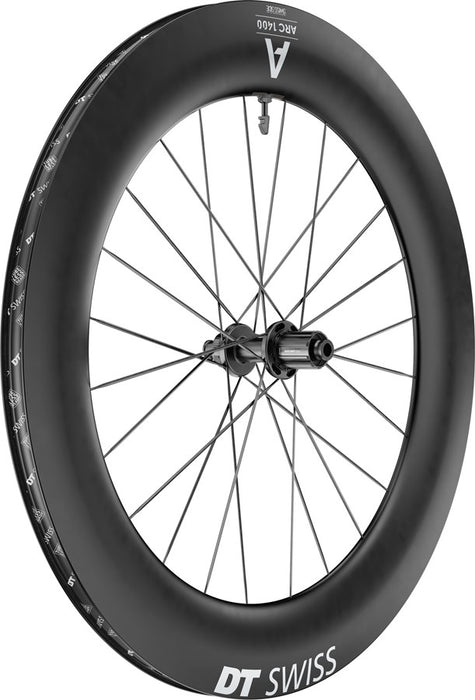 DT Swiss ARC 1400 DiCut 85 Rear Wheel - 700 12 x 142mm Center-Lock HG11 Road/XDR Ratchet EXP 36 Black