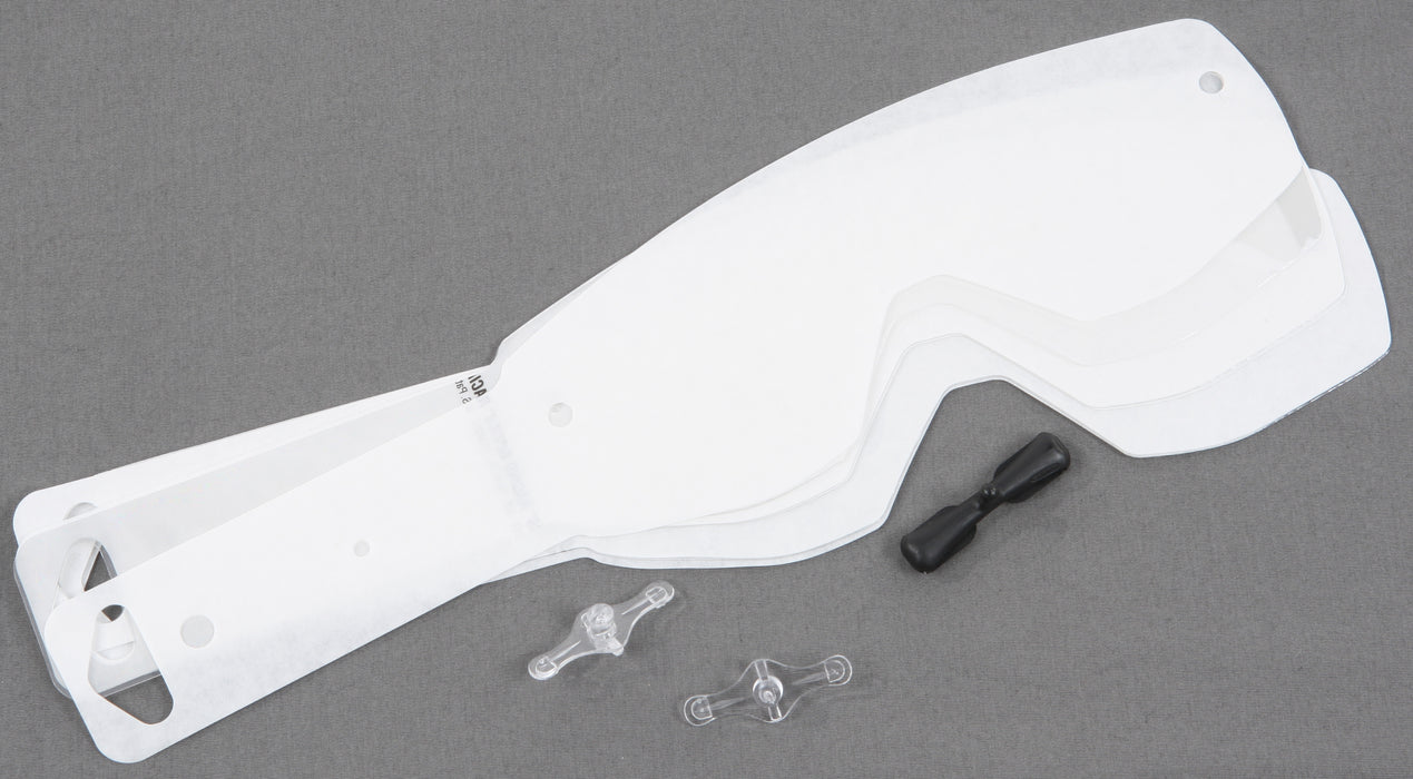 SCOTT Works Tearoffs Prostack Hustle Motorcycle Eyewear