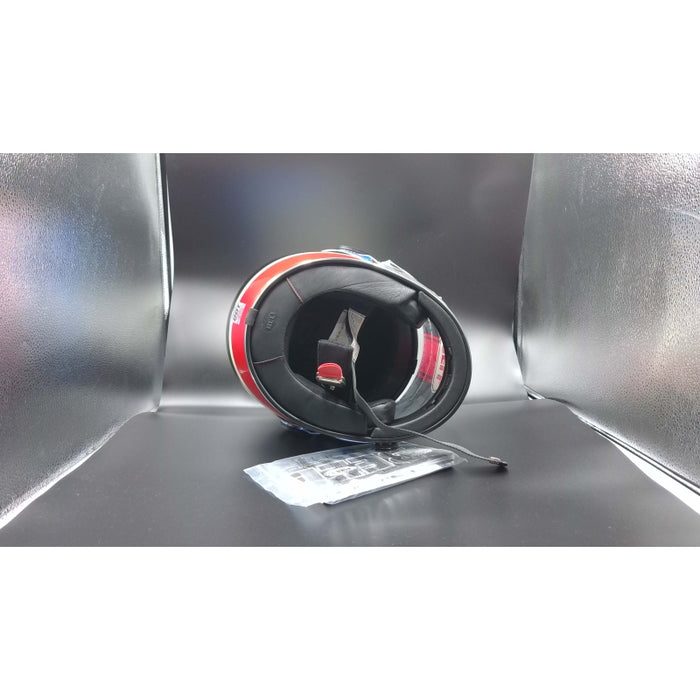 Bell Powersports Bullitt Speedway Gloss Vintage White/Blue Small - Open Box (Without Box)