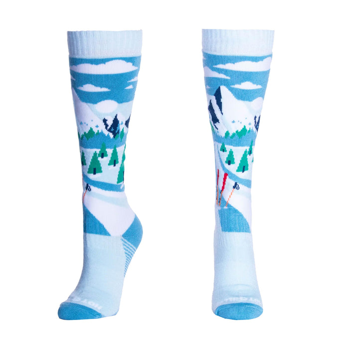 Hot Chillys Snow Pass Mid Vol Sock Snow Socks