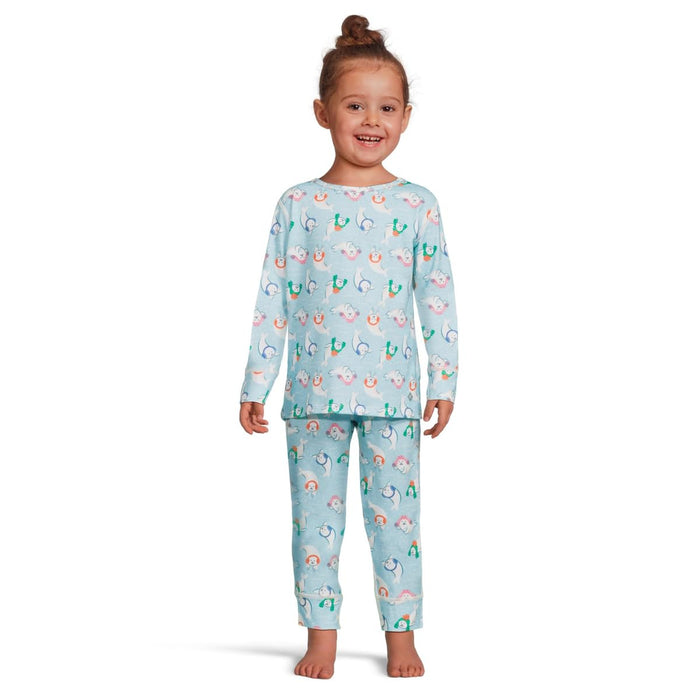 Hot Chillys Toddler Originals Print Set Snow Thermal Base Layers