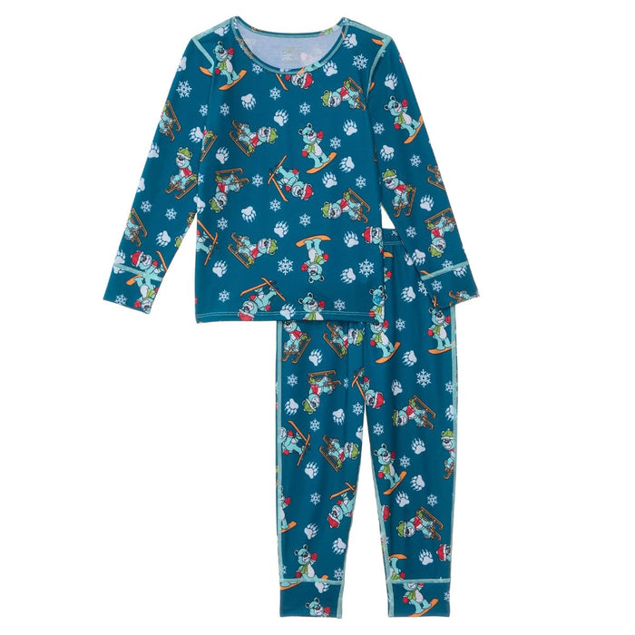 Hot Chillys Toddler Originals Print Set Snow Thermal Base Layers