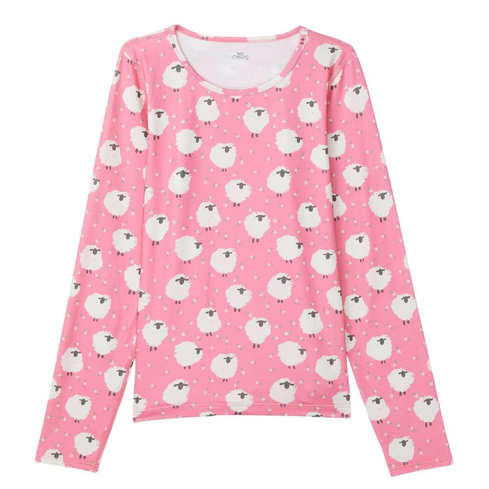 Hot Chillys Originals Print Crew Snow Thermal Base Layers