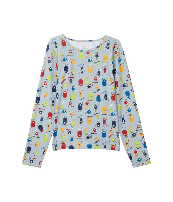 Hot Chillys Originals Print Crew Snow Thermal Base Layers
