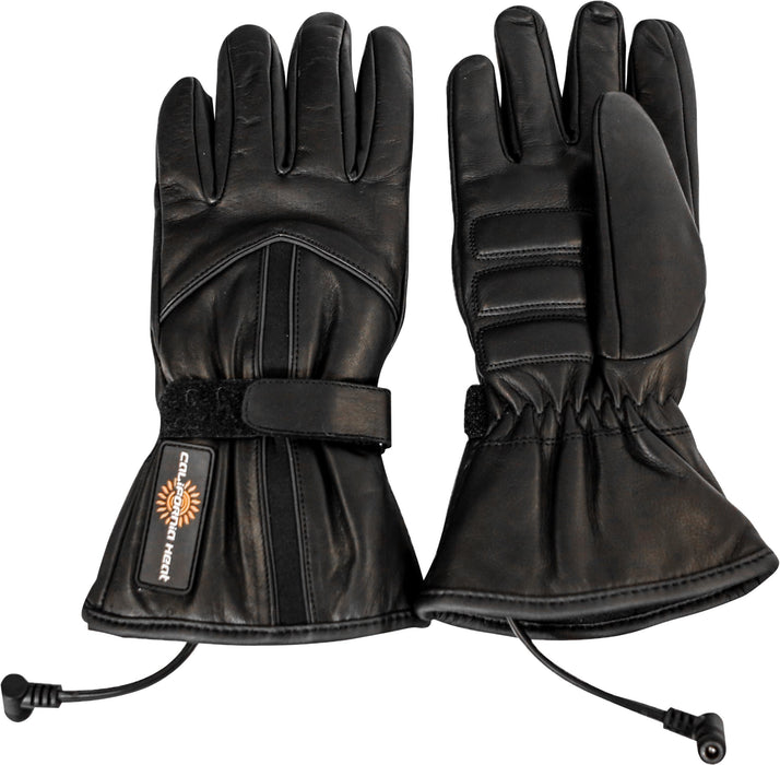 CALIFORNIA HEAT 12v Heated Leather Motorcycle Gloves