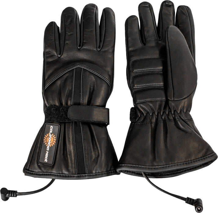 CALIFORNIA HEAT 12v Heated Leather Motorcycle Gloves