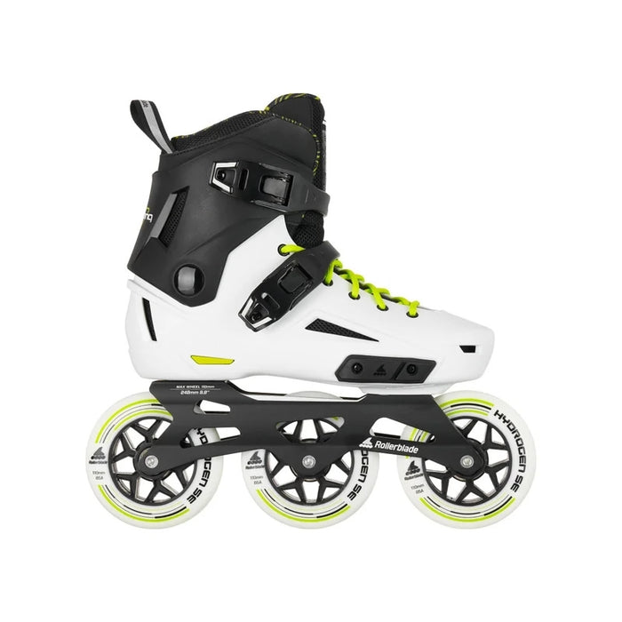 Rollerblade Lightning 110 White/Black 8/8.5 - Open Box (Without Box)