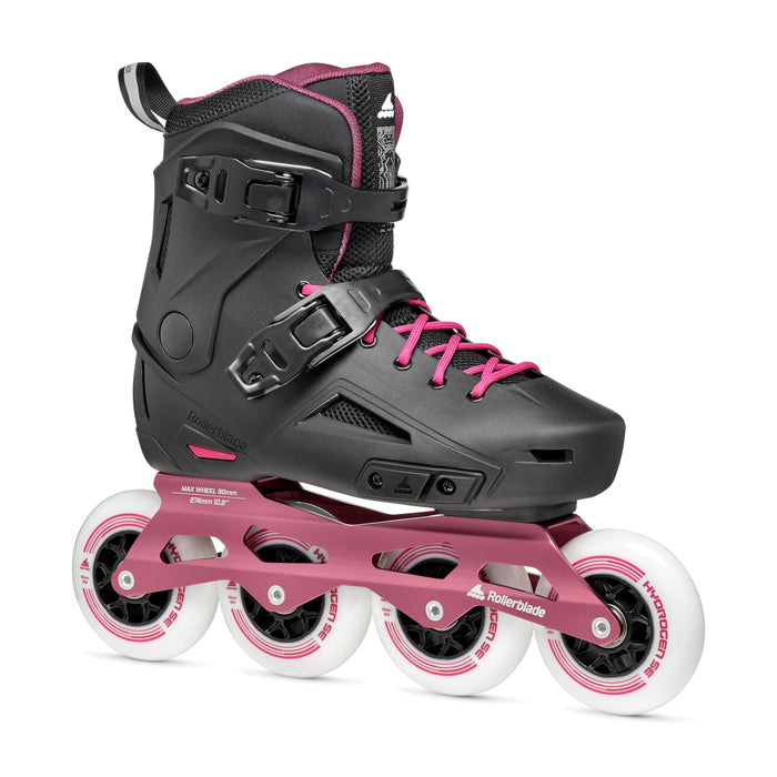 Rollerblade Lightning 90 Womens Black/Sangria 5/5.5