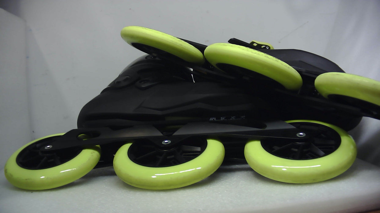 Rollerblade Maxxum 125 Black/Lime 7/7.5 - Open Box (Without Box)