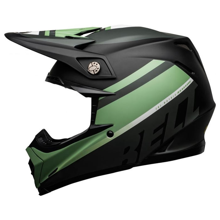 Bell Moto Moto-9 MIPS Prophecy Matte Black/Dark Green Medium