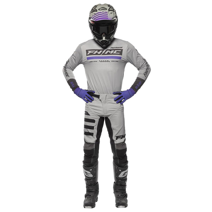 Fasthouse Helix Podium Pant Gray/Black/Purple  28