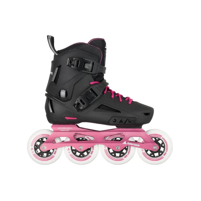 Rollerblade Lightning 90 Womens Black/Sangria 7/7.5