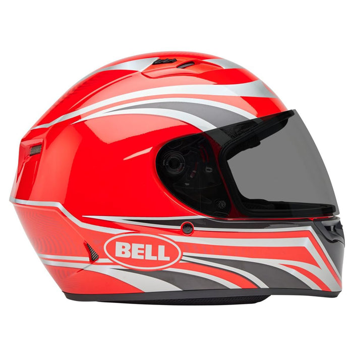 Bell Moto Qualifier Charcoal/Candy Red Conduit Medium