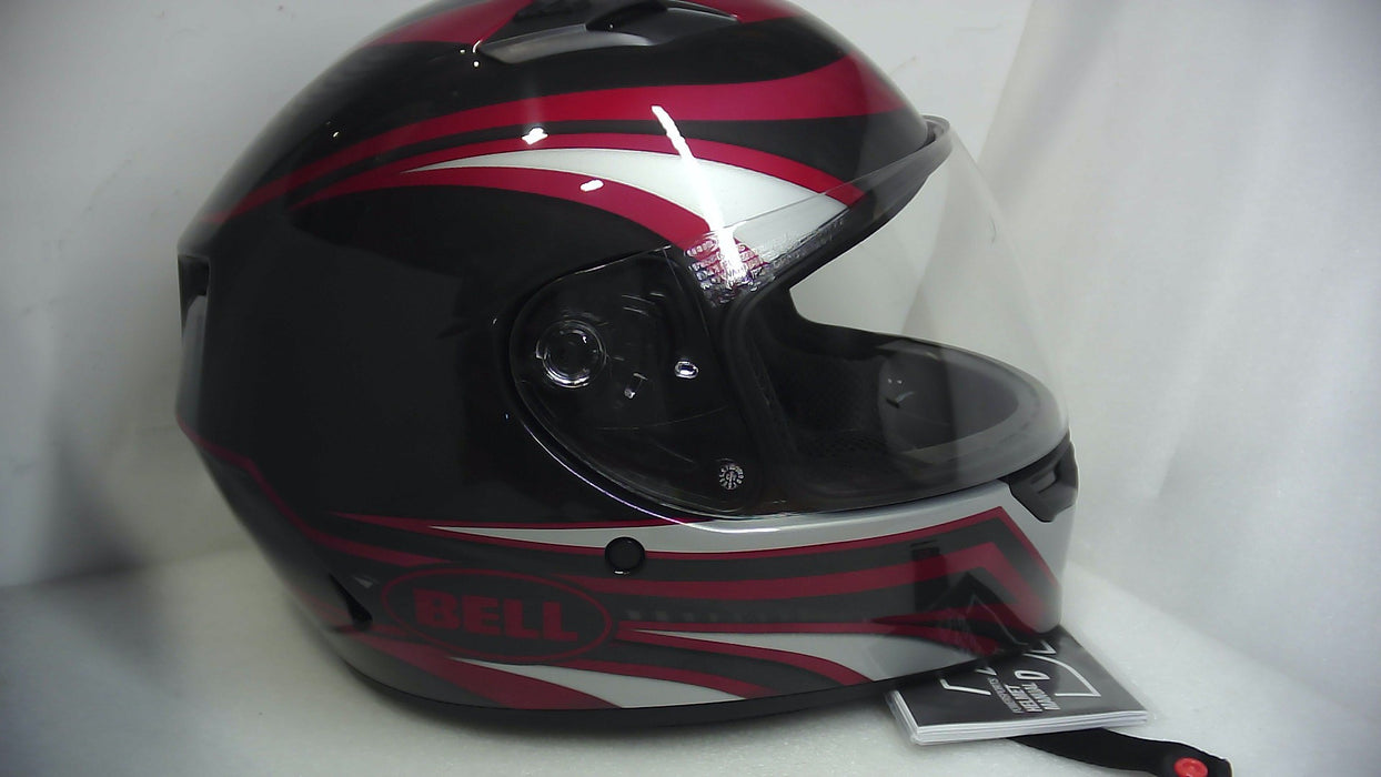 Bell Moto Qualifier Charcoal/Candy Red Conduit Large - Open Box (Without Box)