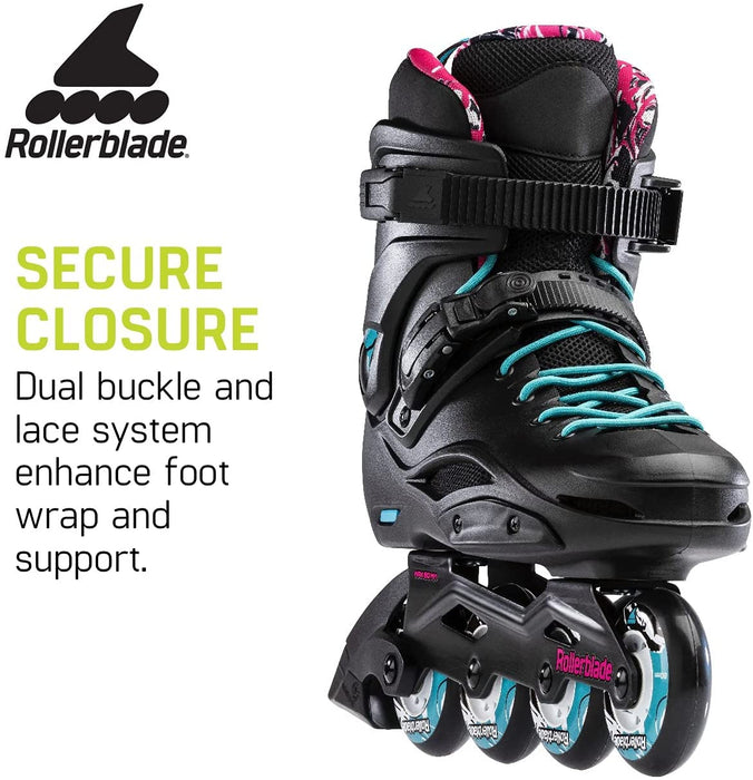 Rollerblade RB Cruiser Womens Black/Aqua 8