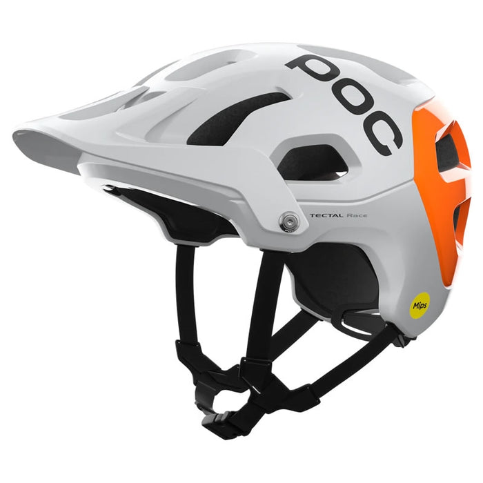 POC Tectal Race MIPS NFC Hydrogen White/Fluorescent Orange AVIP Medium/55-58