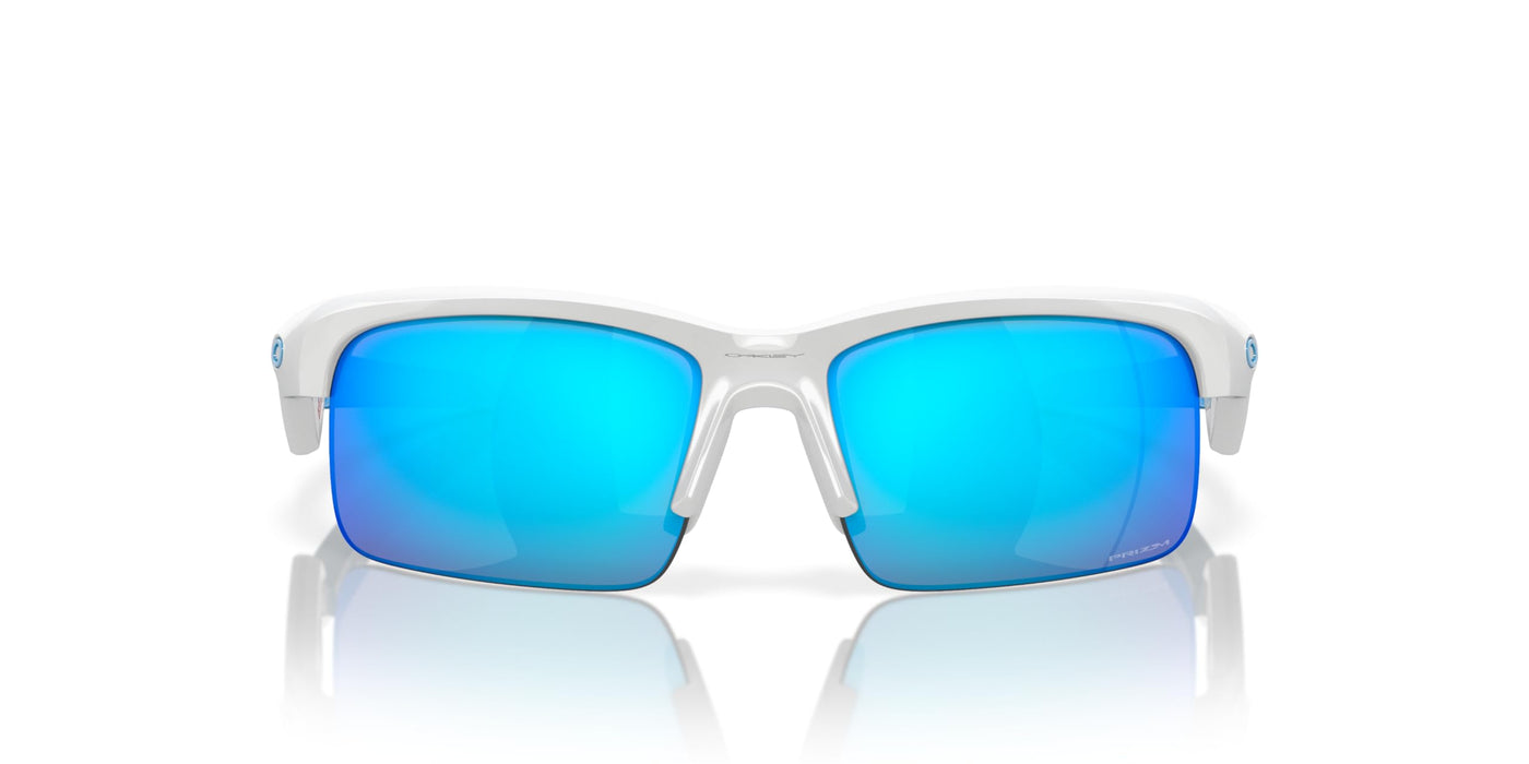 Oakley Capacitor Polished White/PRIZM Sapphire