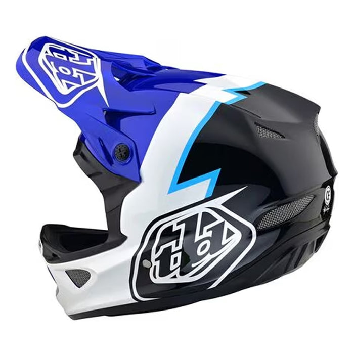 Troy Lee Designs D3 Fiberlite Helmet No Mips Volt Blue X-Large