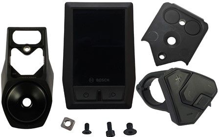 Bosch Kiox Aftermarket Kit: Includes Display Kiox Headunit (BUI330) Socket with mounting plate remote 1500mm Cable