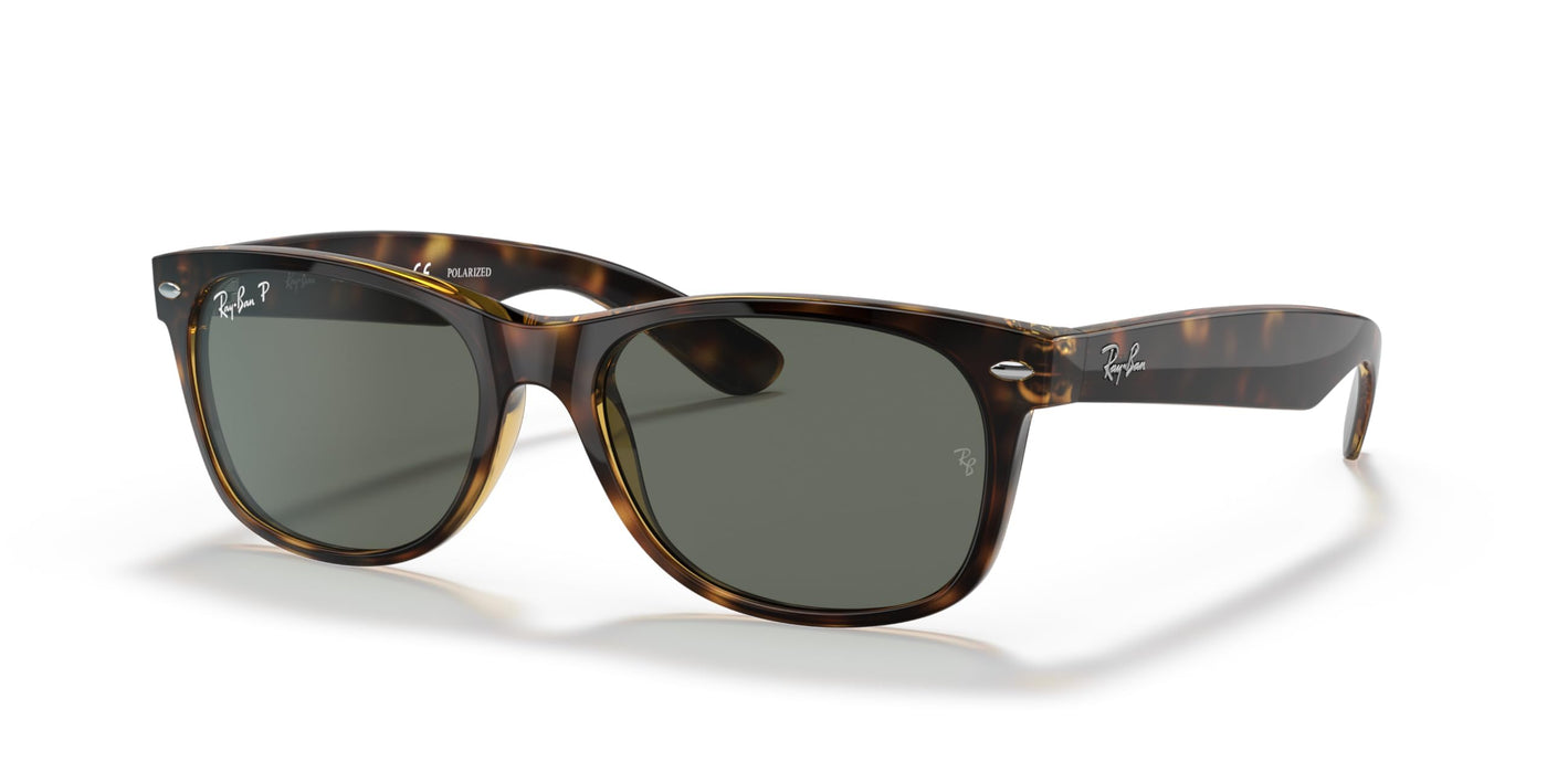 Rayban New Wayfarer Tortoise/Polar Green 55