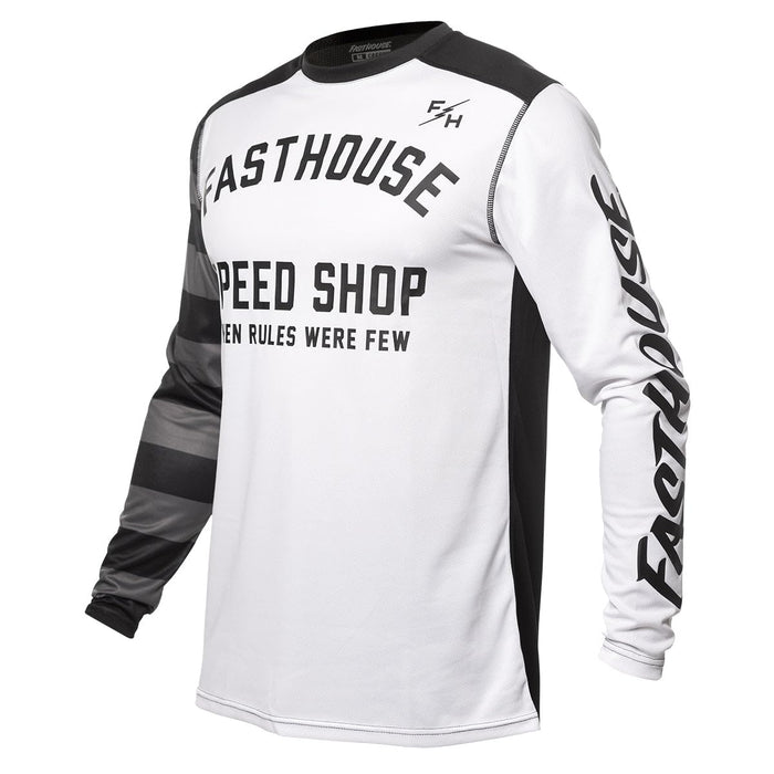 Fasthouse Carbon Eternal Jersey White/Black  X-Large