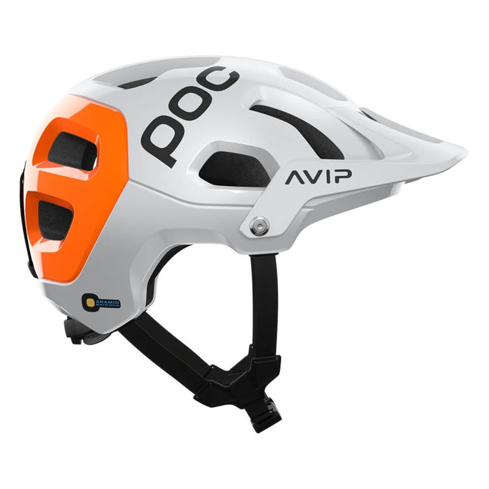 POC Tectal Race MIPS NFC Hydrogen White/Fluorescent Orange AVIP Medium/55-58