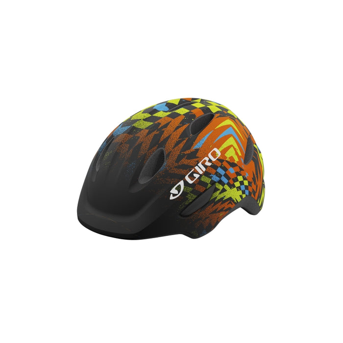 Giro Scamp Youth Bicycle Helmets Matte Black Check Fade X-Small