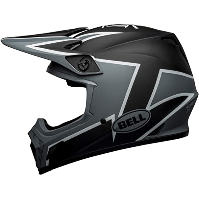 Bell Moto MX-9 MIPS Twitch Matte Black/Gray/White X-Large