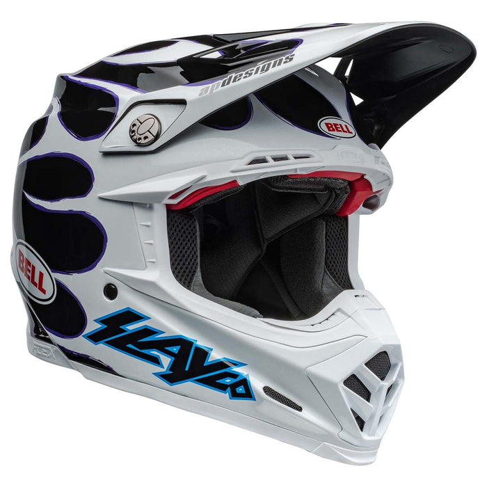 Bell Moto Ps Moto-9S Flex Gloss Slayco 24 White/Black Large