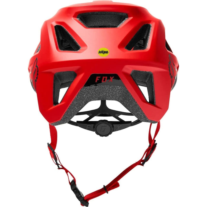 Fox Racing Mainframe Helmet Trvrs Fluorescent Red Medium