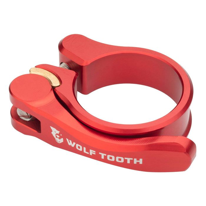 Wolf Tooth Seatpost Clamp 34.9Mm Quick Release Red