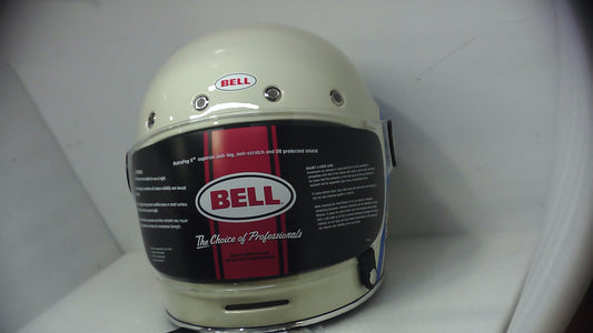 Bell Moto Bullitt Speedway Gloss Vintage White/Blue Large (Without Original Box)