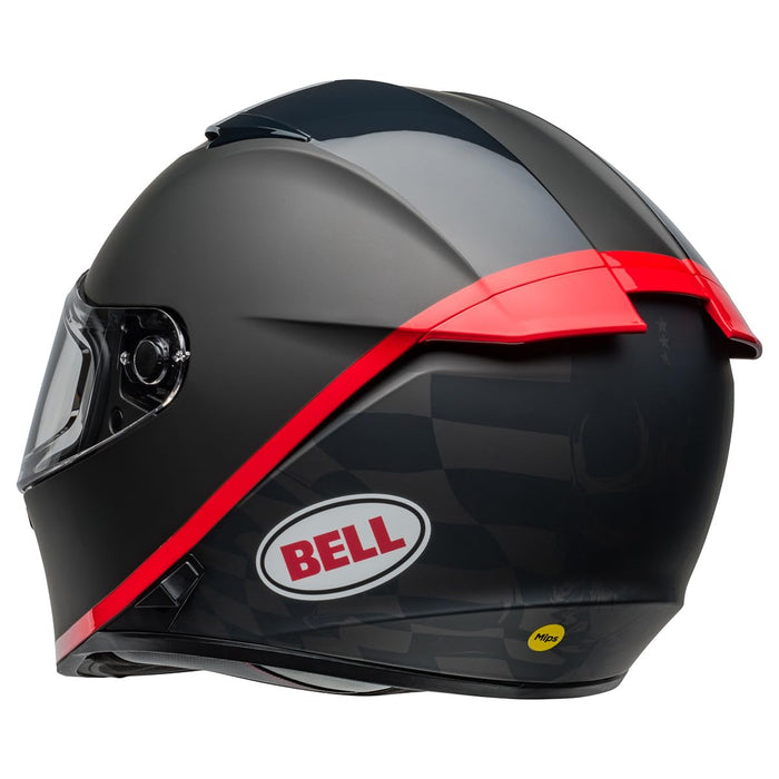 Bell Moto Lithium MIPS Matte/Gloss Black Red Hrtlck Large