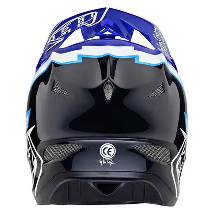 Troy Lee Designs D3 Fiberlite Helmet No Mips Volt Blue X-Large