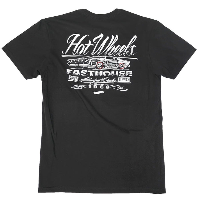 Fasthouse Hot Wheels Redline Midweight SS Tee Black X-Large