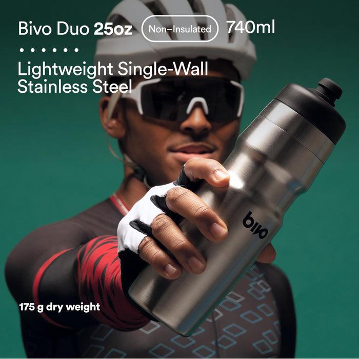 Bivo Duo 25oz Non-Insulated Bottle Emerald