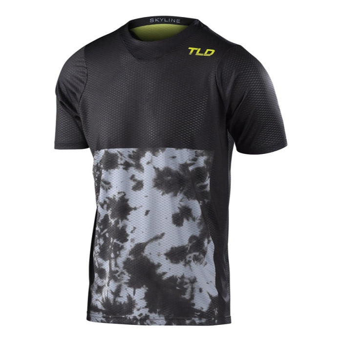 Troy Lee Designs Skyline Air SS Jersey Breaks, Carbon, Large